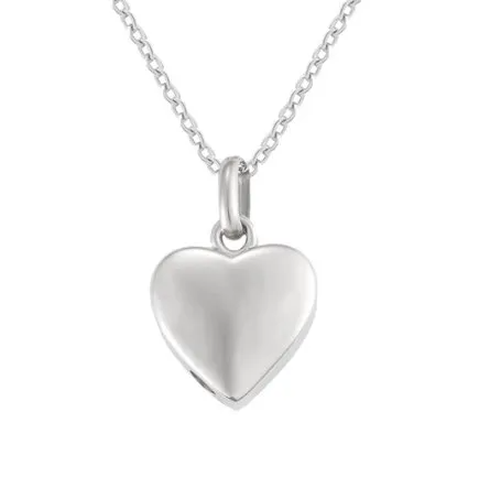 Gold and Silver Heart Pendants