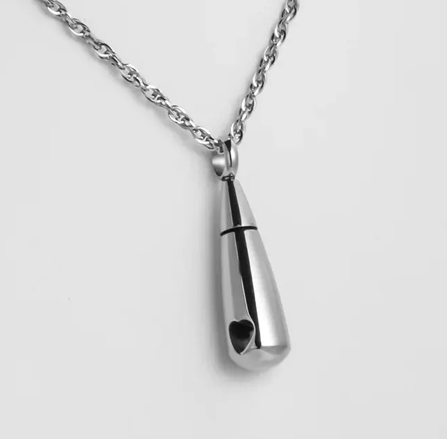 Silver Heart Cylinder