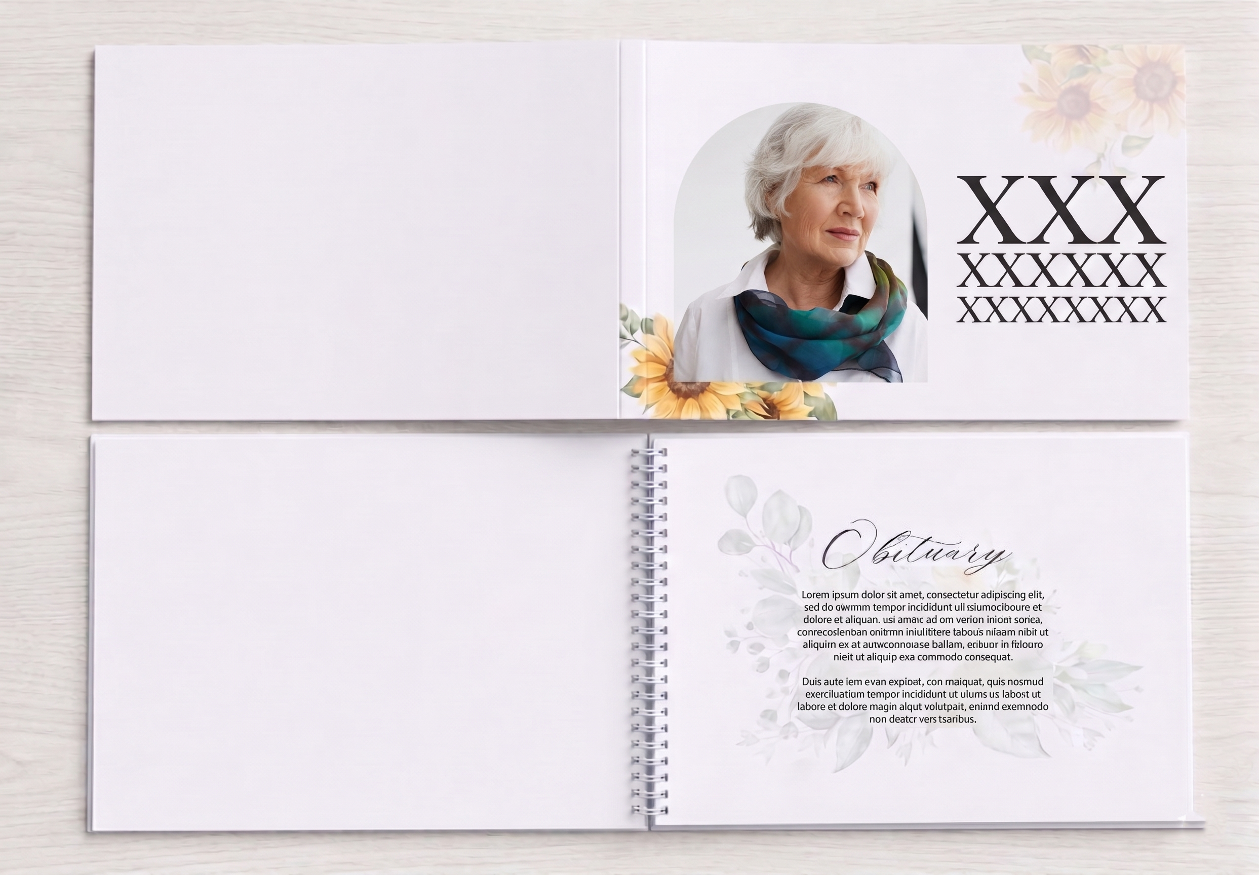 Personalised Memorial Book